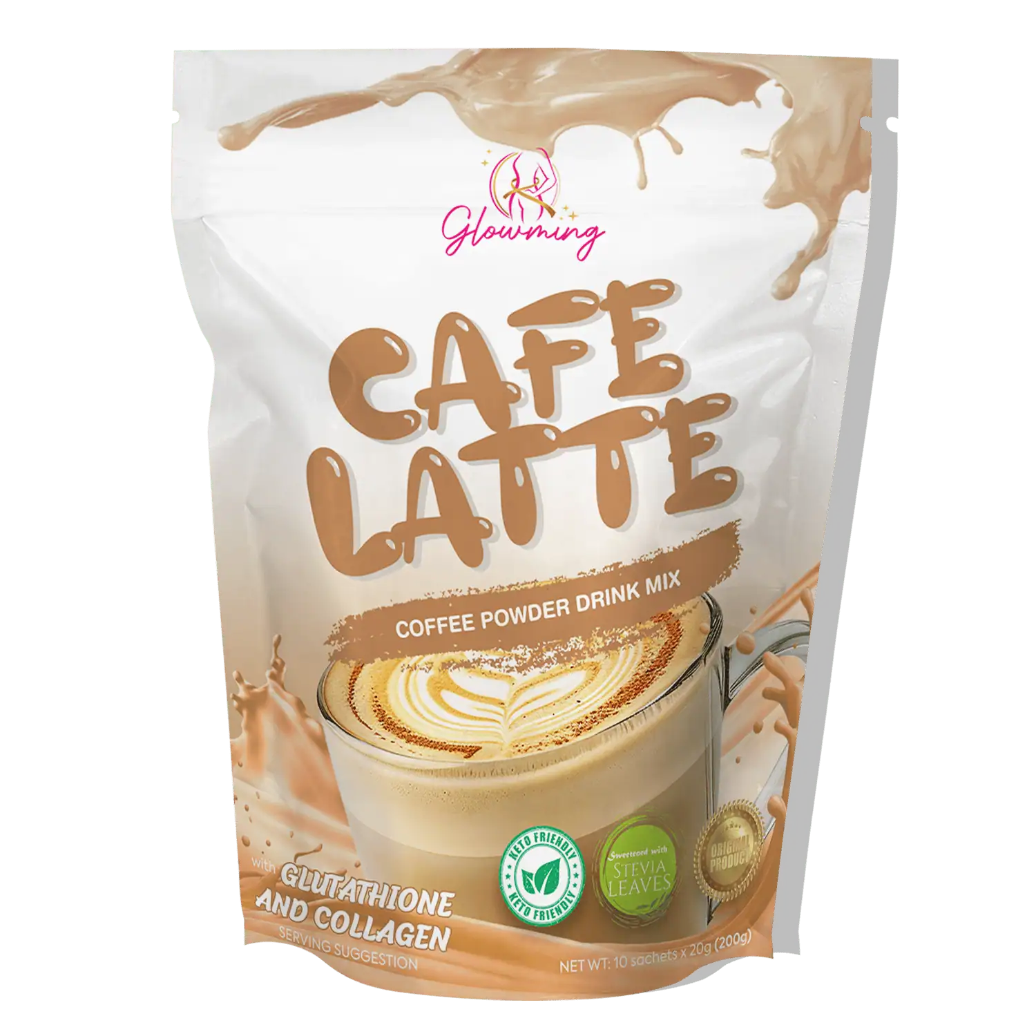 Glowming Café Latte Coffee Powder Drink