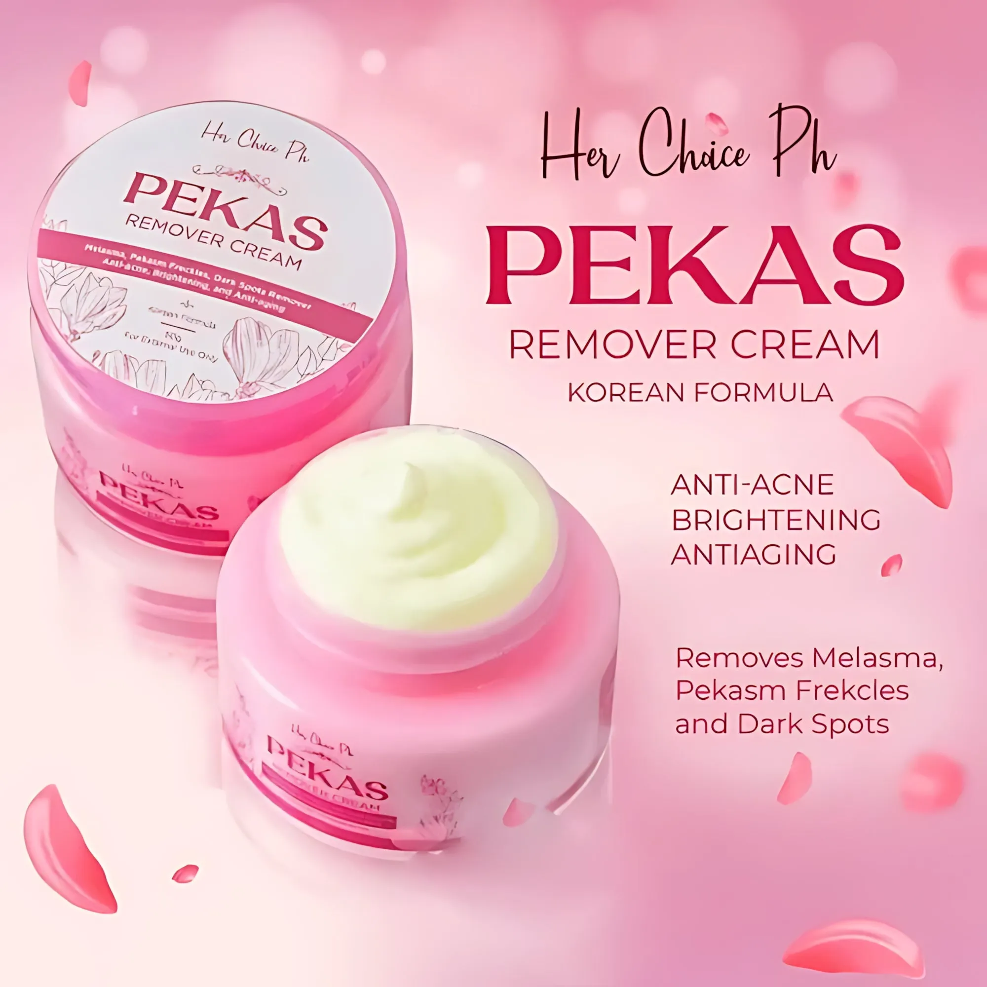 Her Choice Ph Pekas Remover Cream - 50g Her Choice Ph Pekas Remover Cream - 50g