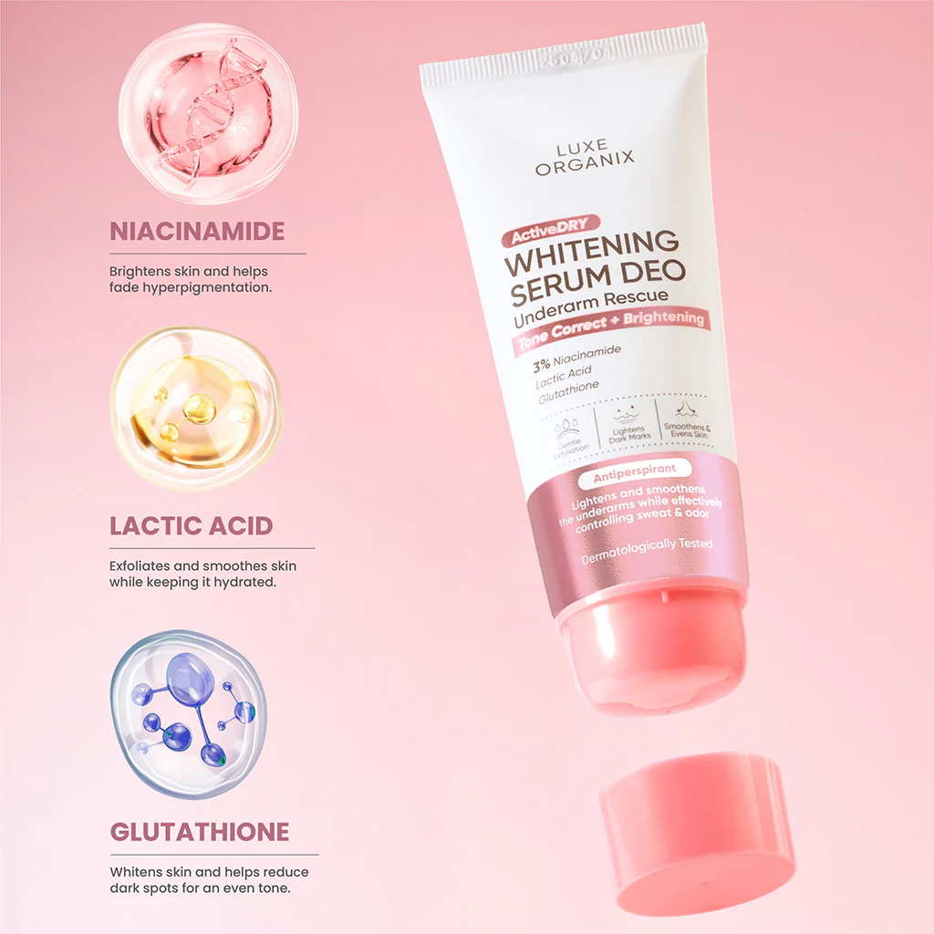 Luxe Organix Active Dry Whitening Serum Deo Underarm Rescue (6) Luxe Organix Active Dry Whitening Serum Deo Underarm Rescue 6