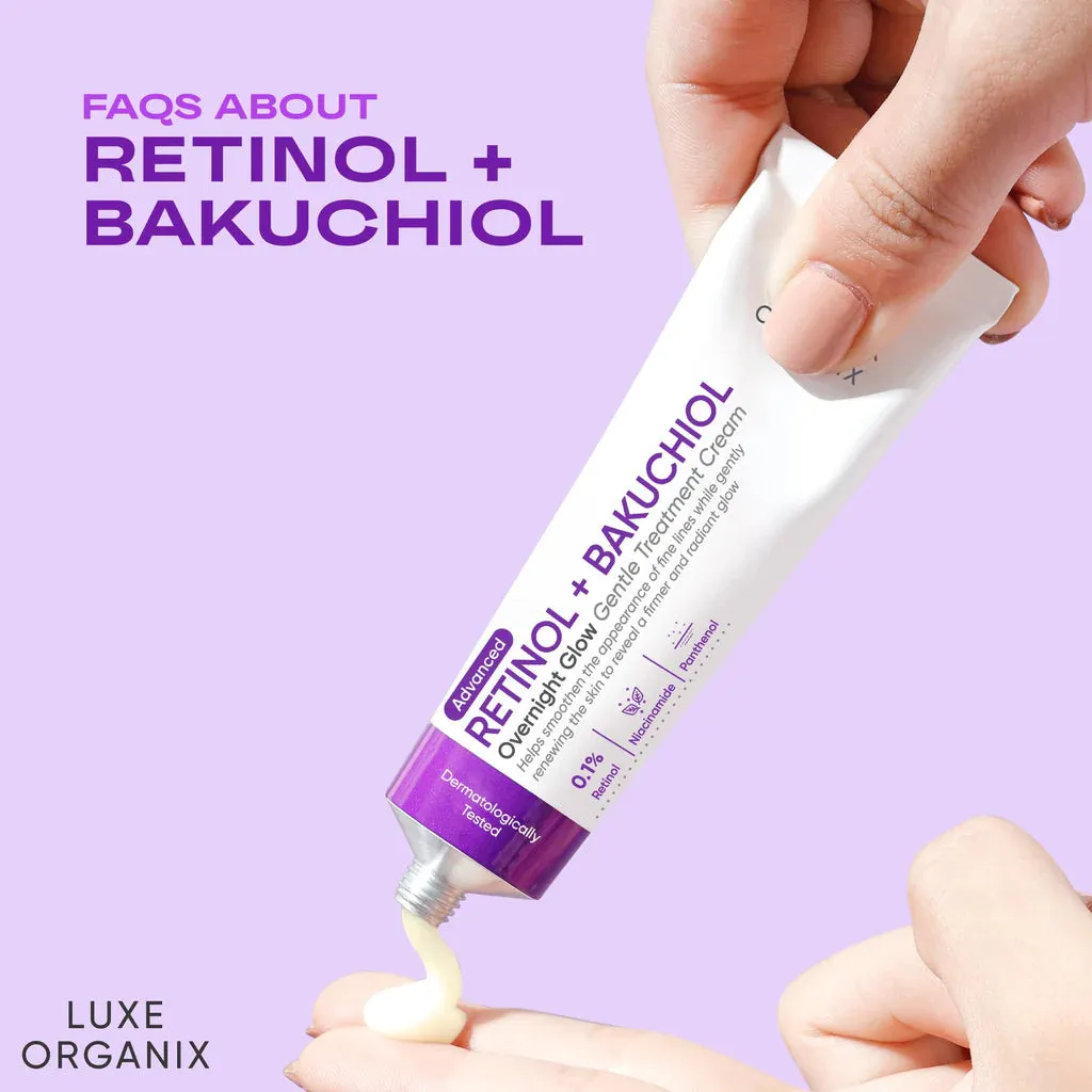 Luxe Organix Retinol + Bakuchiol Overnight Glow Luxe Organix Retinol + Bakuchiol Overnight Glow