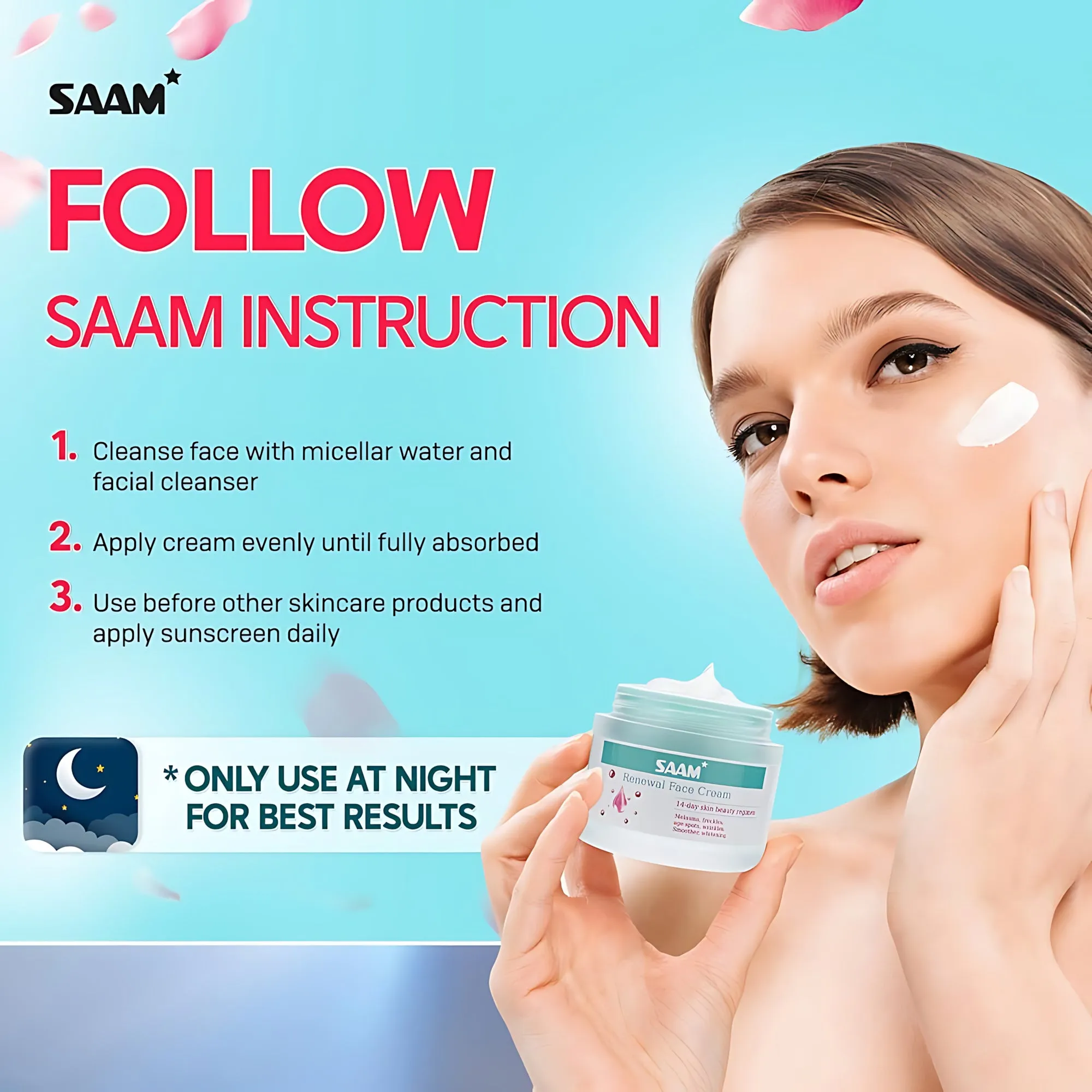 SAAM Renewal Face Cream – 50g SAAM Renewal Face Cream – 50g