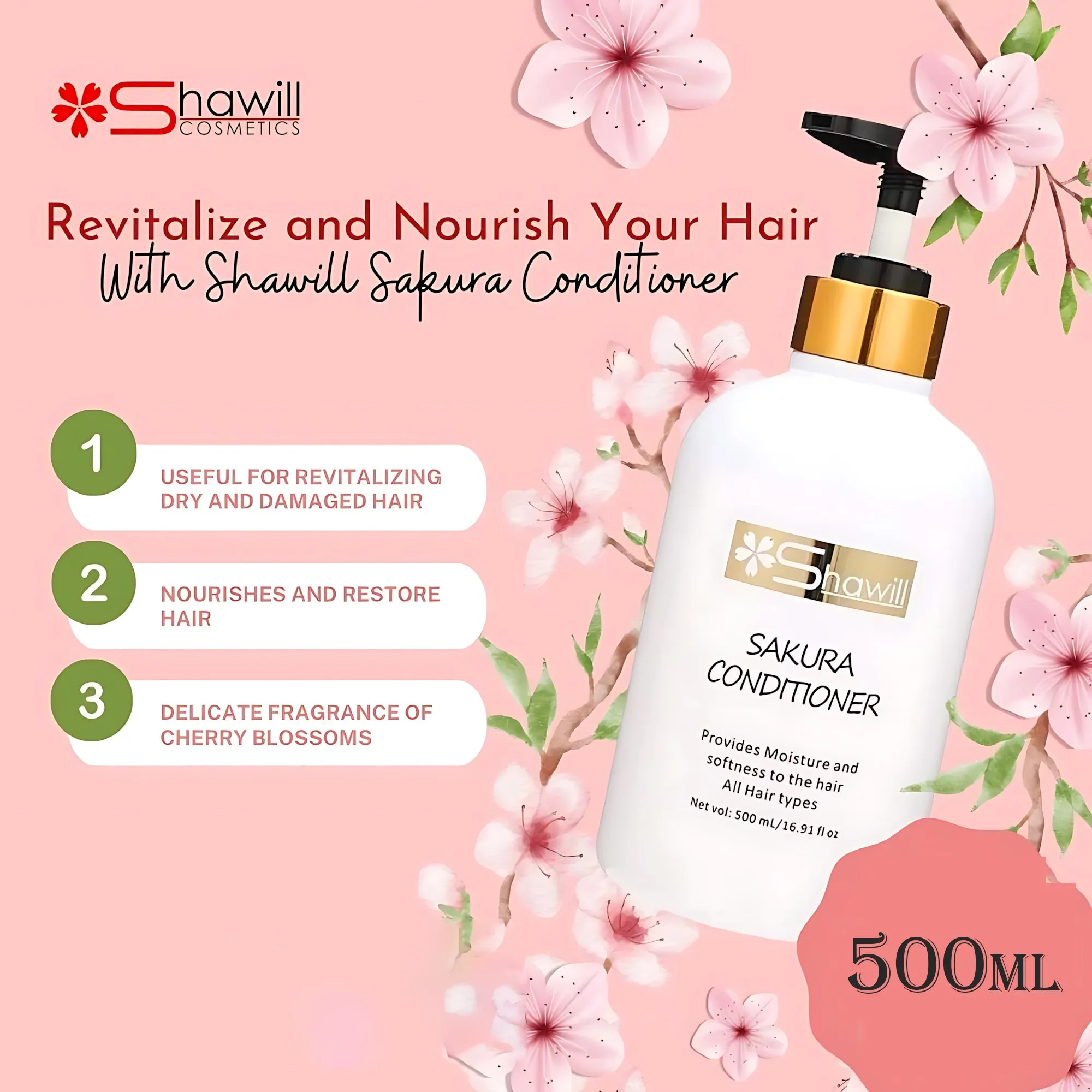 Shawill Sakura Conditioner – Moisture & Softness Shawill Sakura Conditioner – Moisture & Softness