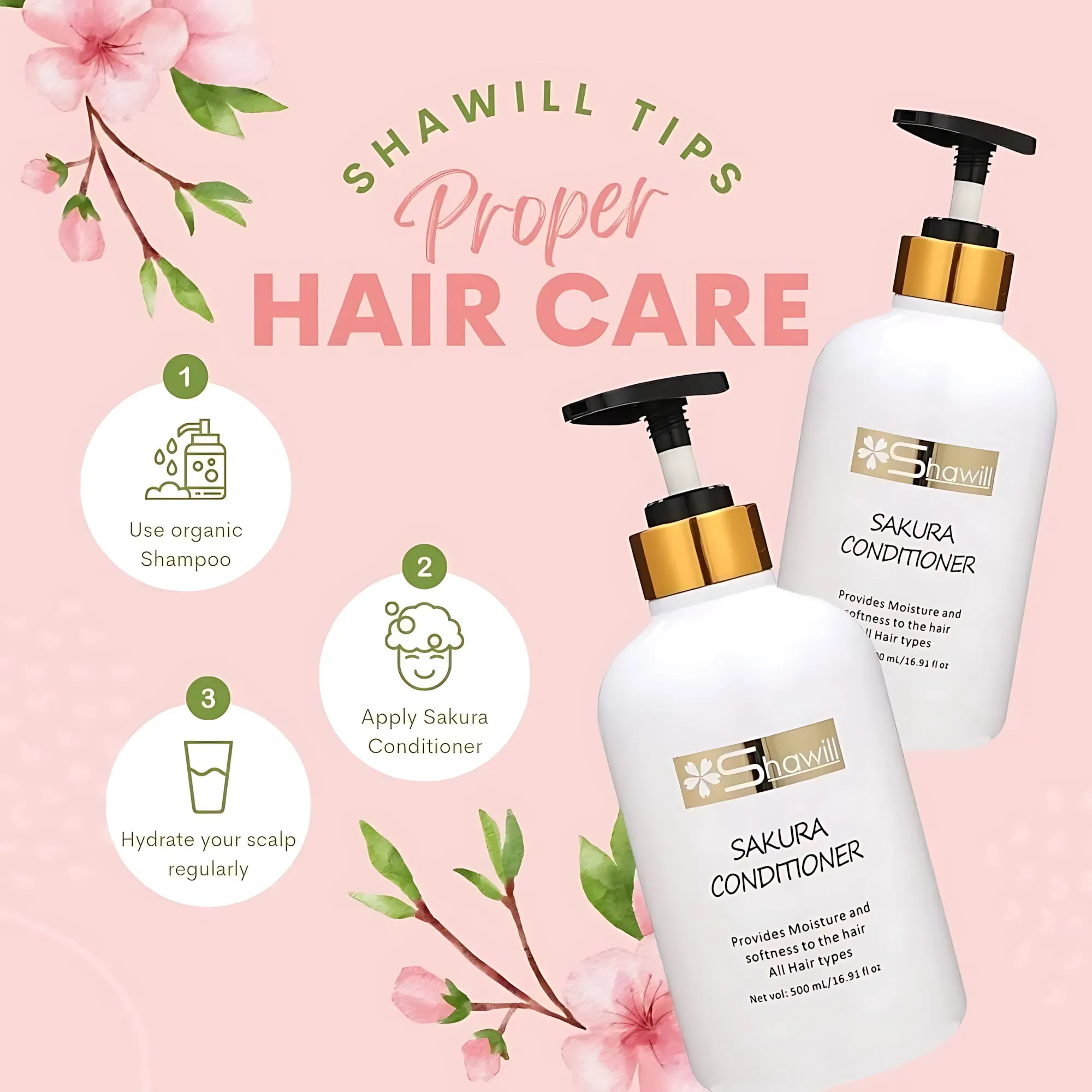 Shawill Sakura Conditioner – Moisture & Softness Shawill Sakura Conditioner – Moisture & Softness