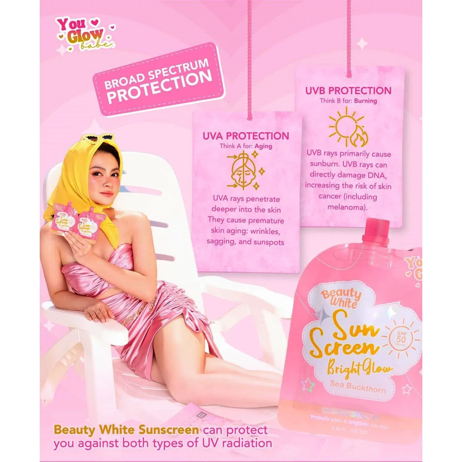 YOU GLOW BABE Beauty White Sunscreen YOU GLOW BABE Beauty White Sunscreen