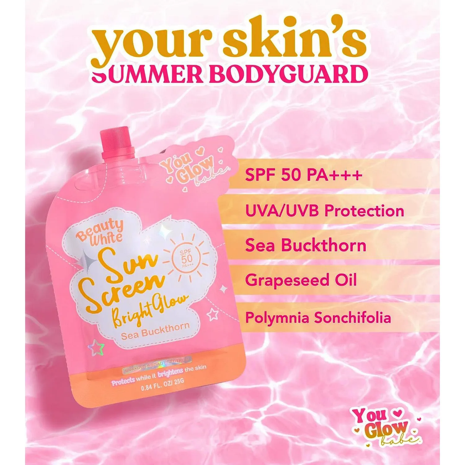 YOU GLOW BABE Beauty White Sunscreen YOU GLOW BABE Beauty White Sunscreen