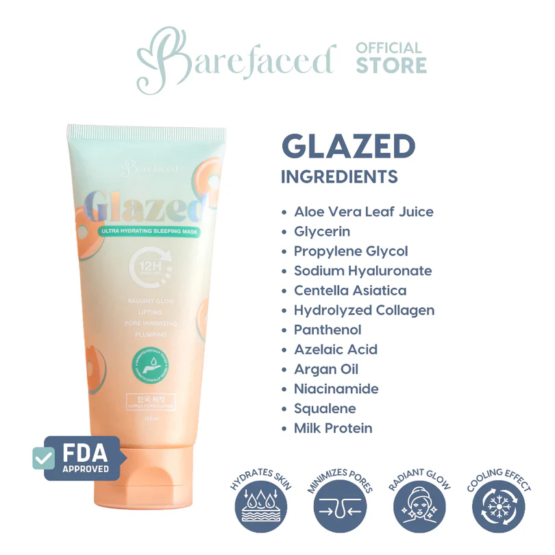 Barefaced Glazed Ultra Hydrating Sleeping Mask Barefaced Glazed Ultra Hydrating Sleeping Mask