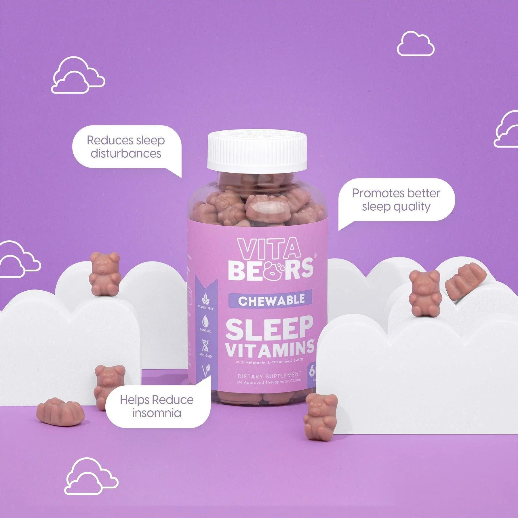 Vita Bears Sleep Vitamins Gummies Supplements Vita Bears Sleep Vitamins Gummies Supplements