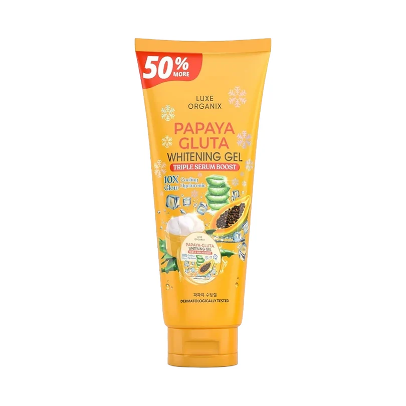 Luxe Organix Papaya Gluta Whitening Gel Triple Serum