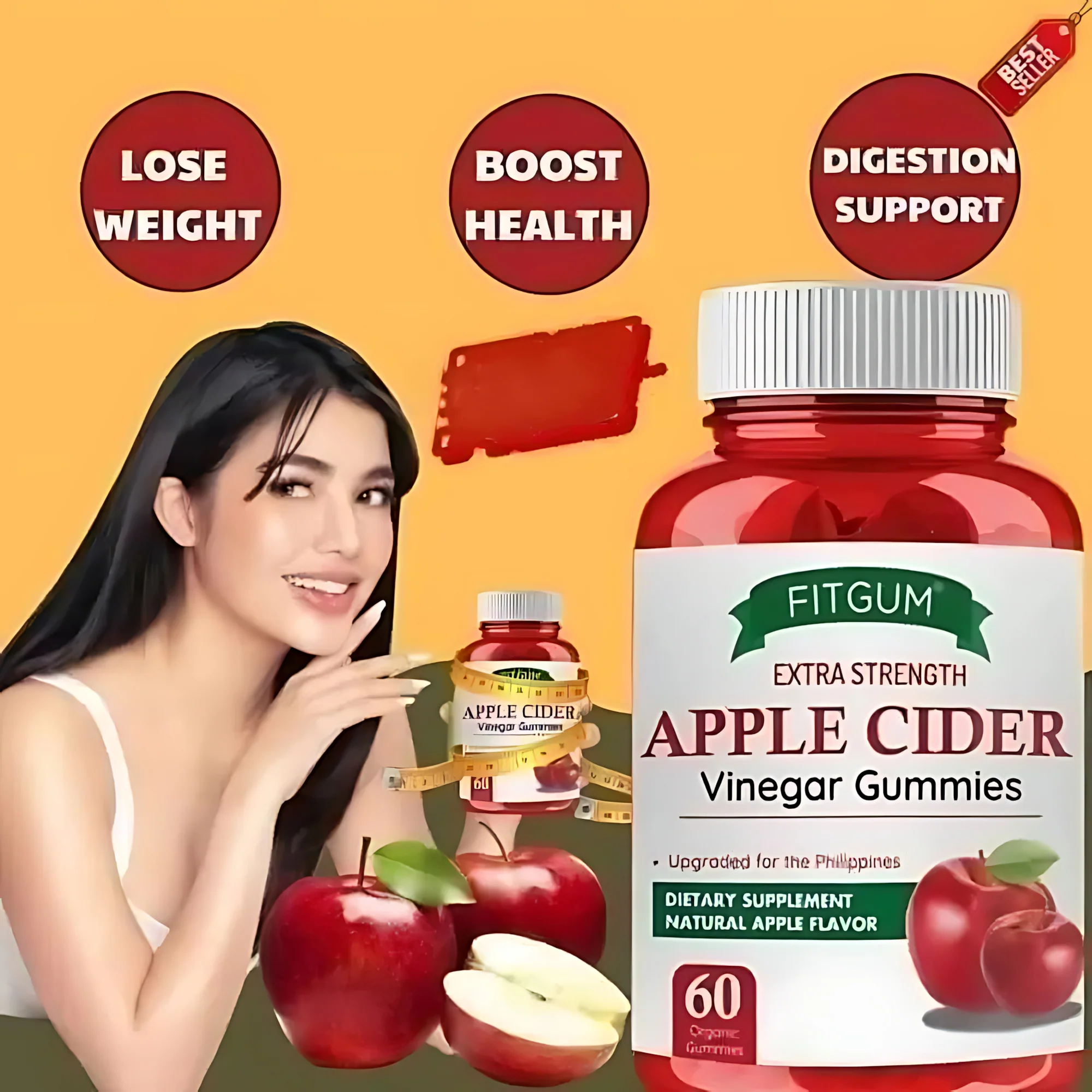 Fitgum Extra Strength Apple Cider Vinegar Gummies Fitgum Extra Strength Apple Cider Vinegar Gummies