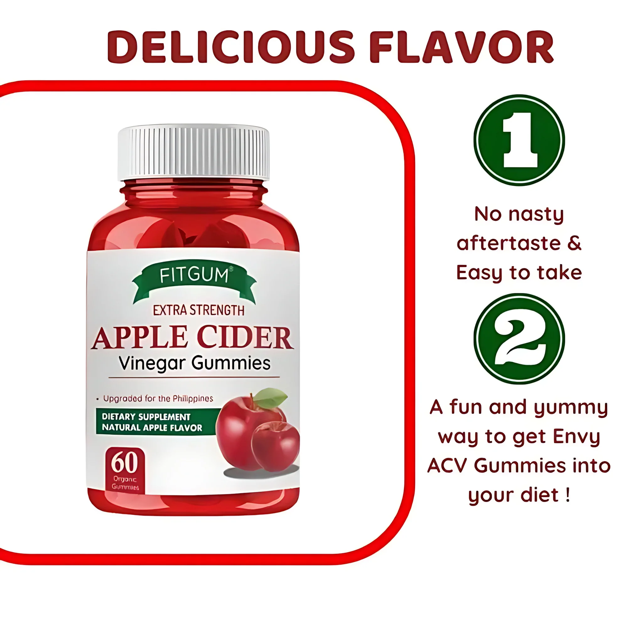 Fitgum Extra Strength Apple Cider Vinegar Gummies Fitgum Extra Strength Apple Cider Vinegar Gummies