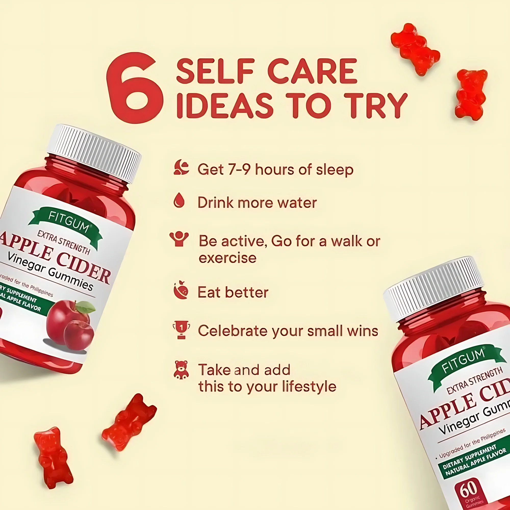 Fitgum Extra Strength Apple Cider Vinegar Gummies Fitgum Extra Strength Apple Cider Vinegar Gummies