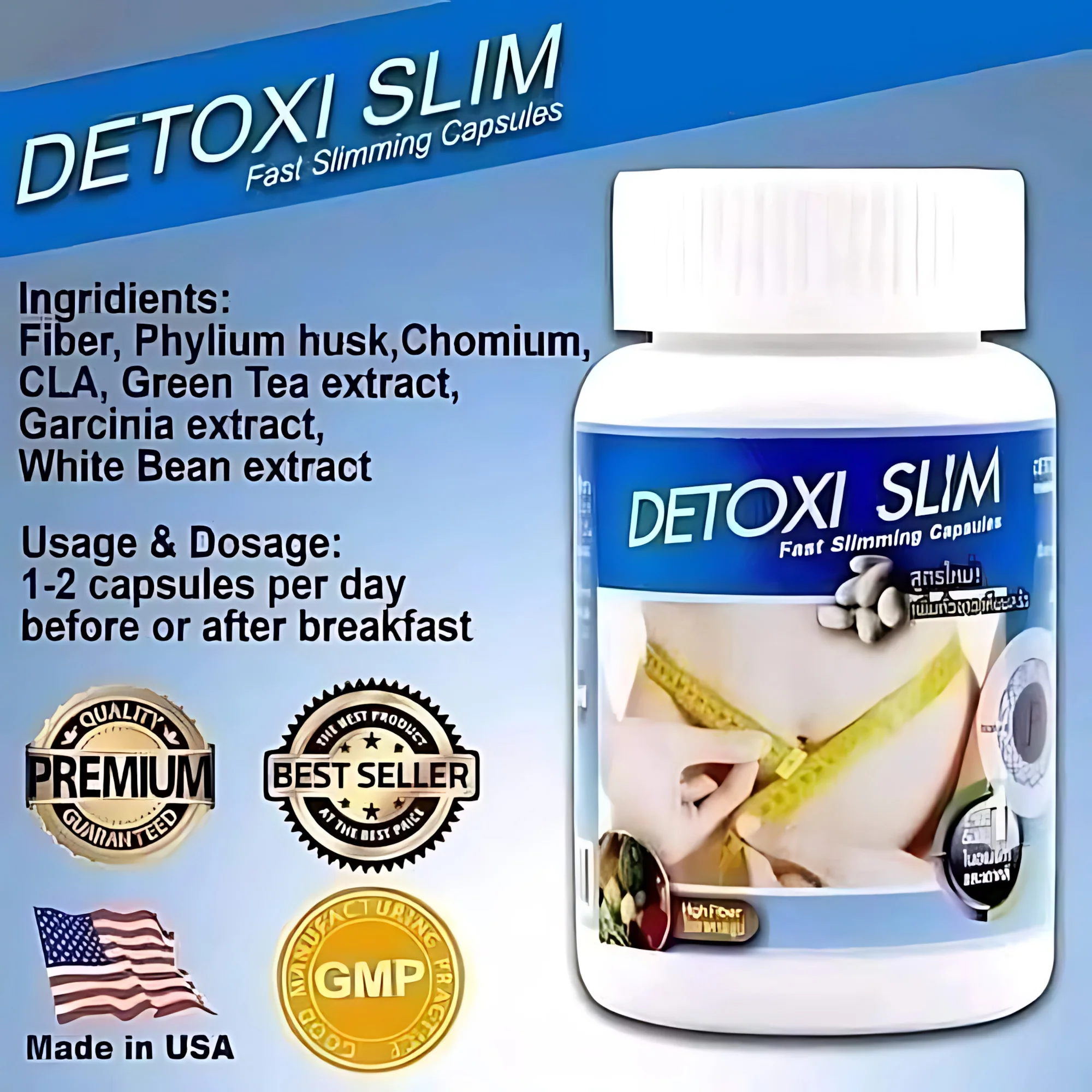 Detoxi Slim Fast Slimming Capsules Detoxi Slim Fast Slimming Capsules